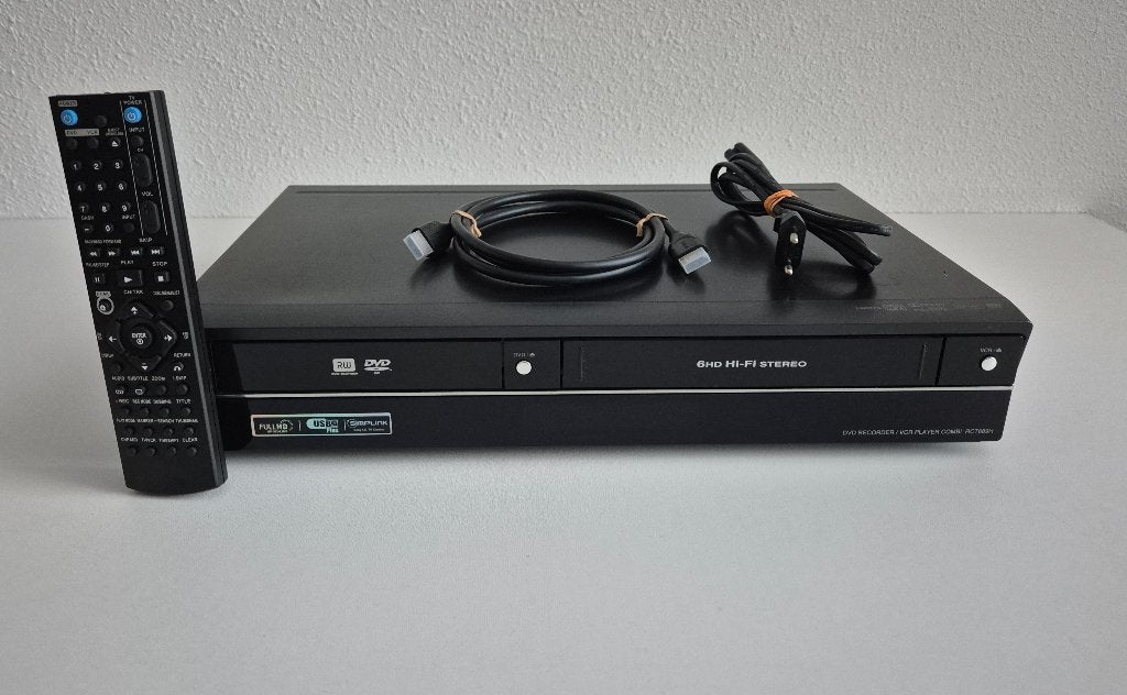 LG RCT689H DVD Recorder / VHS VCR Combo DVD Dubbing HDMI, Ophalen of Verzenden, Gebruikt, Dvd-recorder, LG