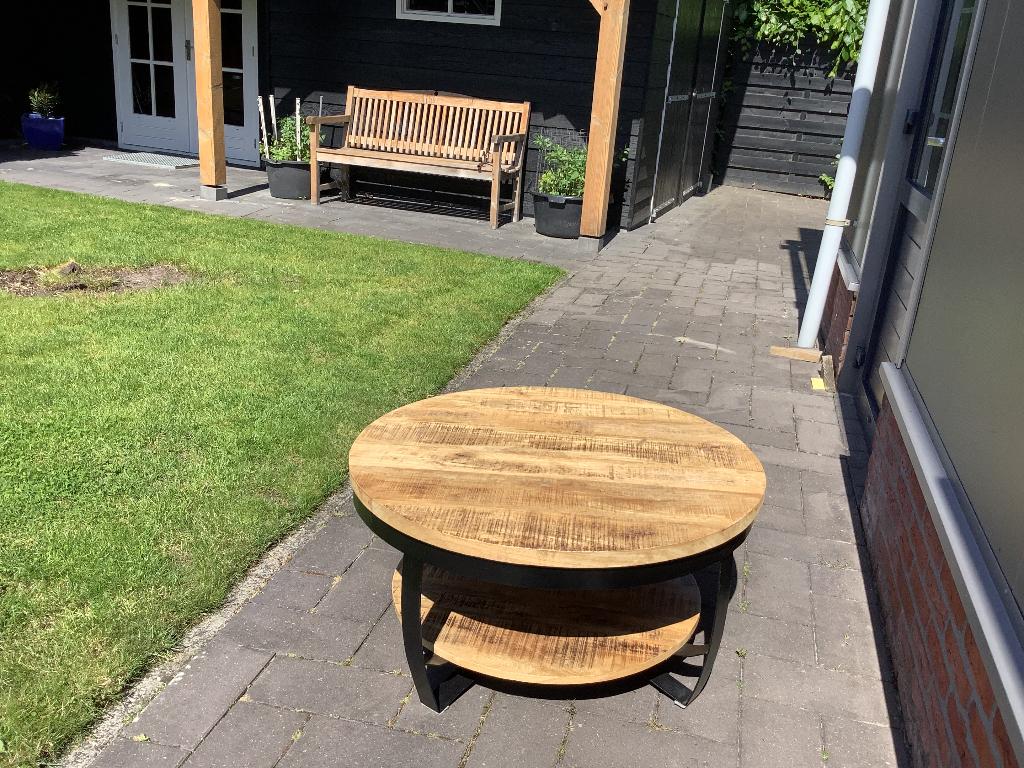 Salontafel, Huis en Inrichting, Tafels | Salontafels, Ophalen, 50 tot 100 cm, Rond, 50 tot 100 cm