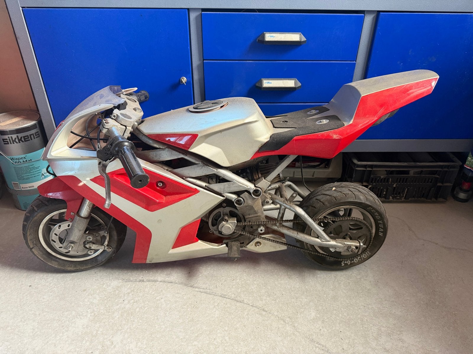 Blata B1 Minibike in onderdelen, compleet zonder wielen, Fietsen en Brommers, Minibikes, Midibikes en Pitbikes, Ophalen, Gebruikt