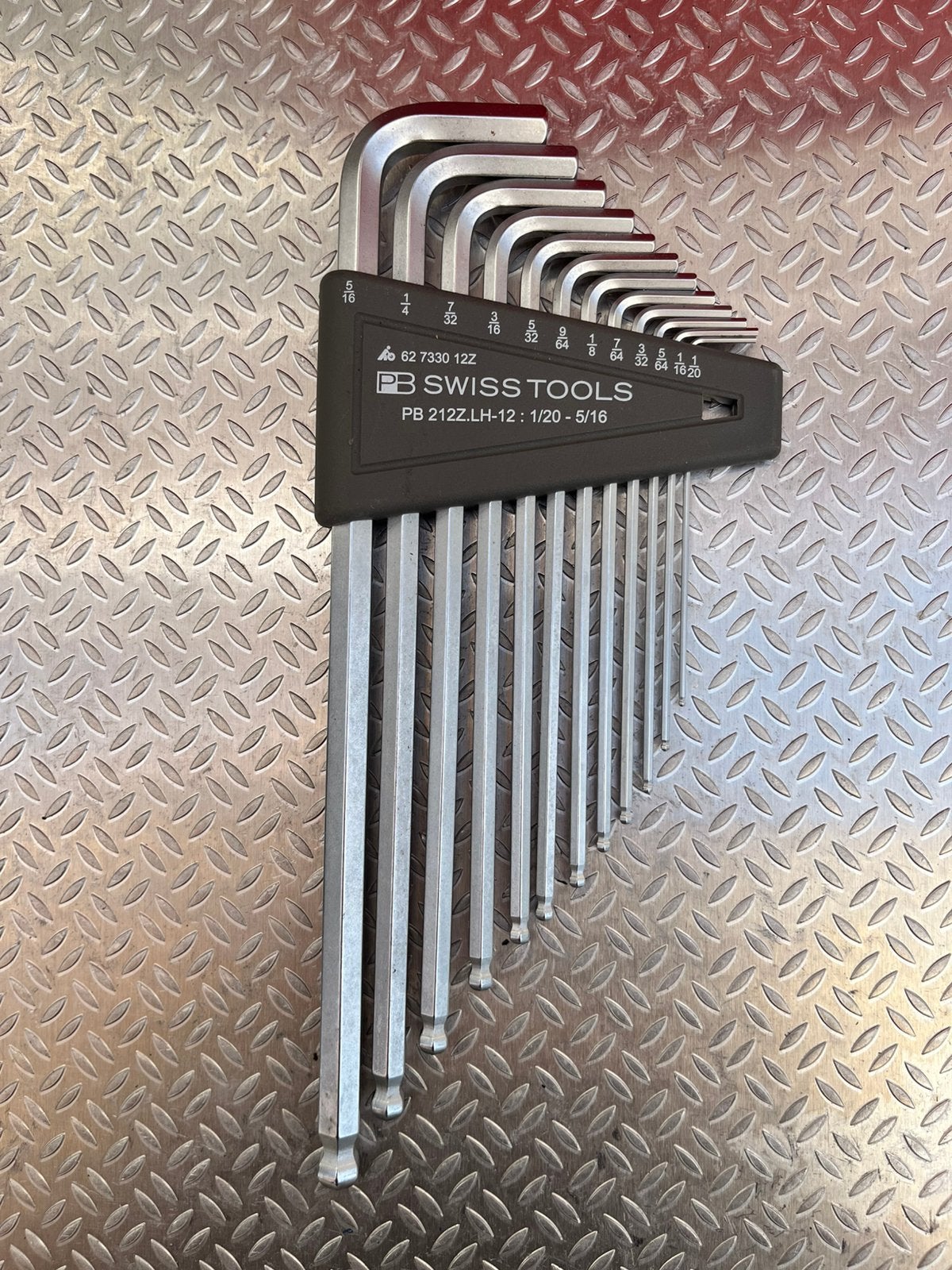 Swiss Tools PB 212Z.LH-12 inbussleutelset inch., Verzenden, Zo goed als nieuw