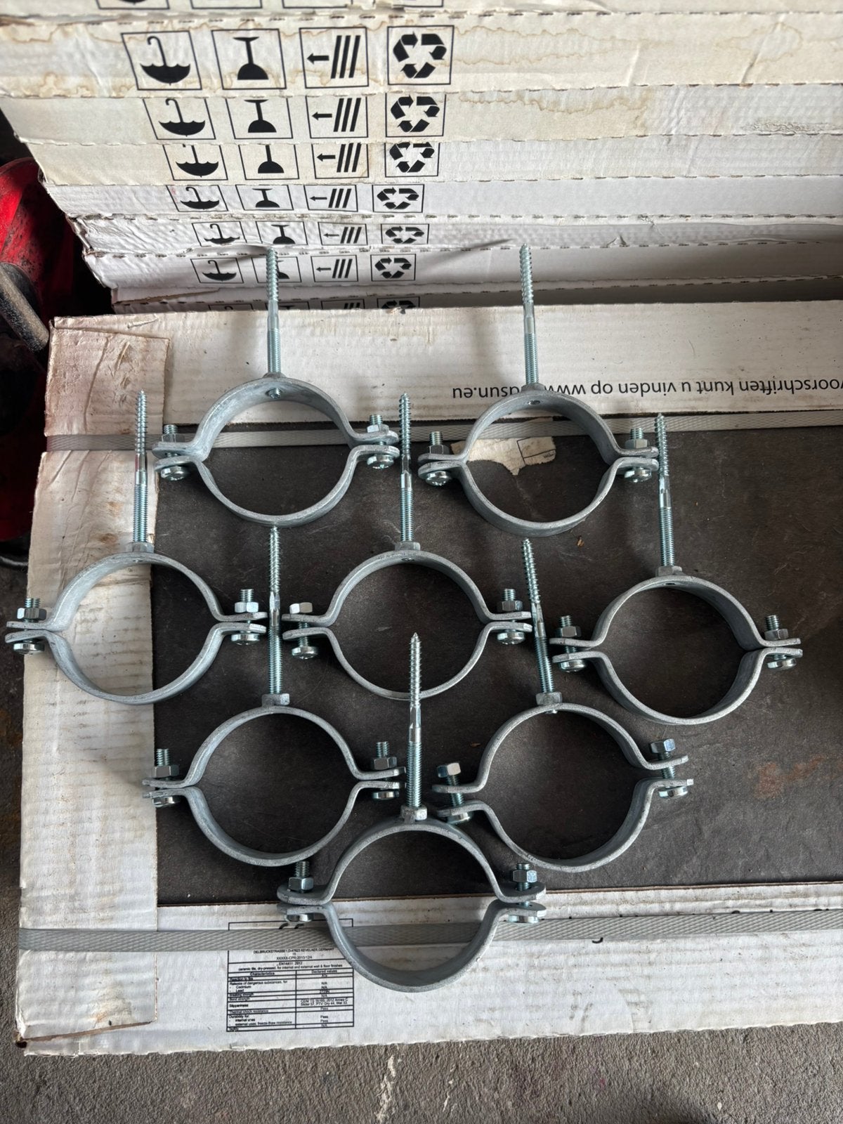 Beugels stalen regenpijp 80mm, Doe-het-zelf en Verbouw, Afvoer, Ophalen of Verzenden, Zo goed als nieuw, Minder dan 2 meter
