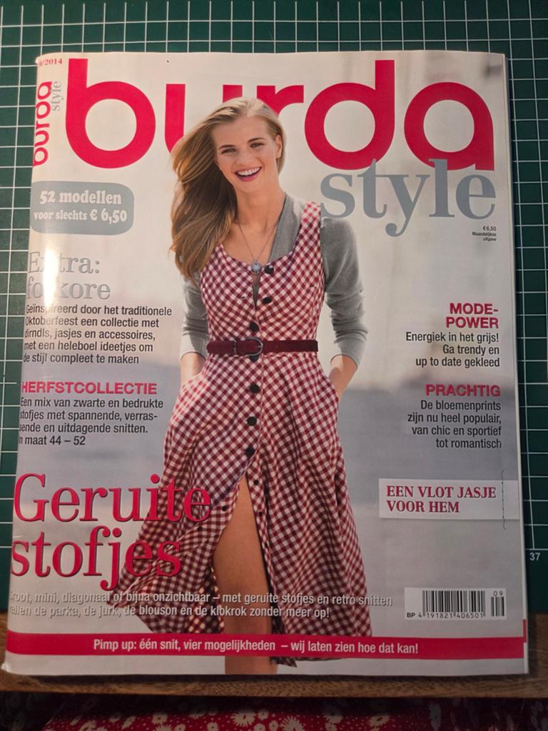 Burda Style 9/2014 - Naaipatronen Magazine, Ophalen of Verzenden