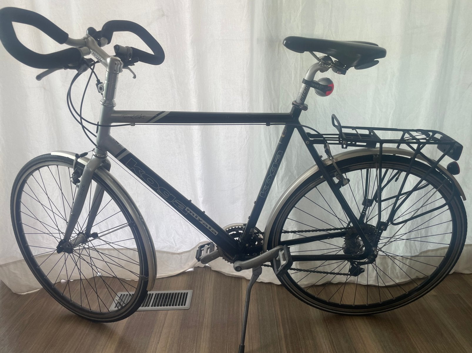 Koga Miyata TERRALIGHT deore Touring Fiets RH60 /28”, Ophalen, 28 inch, Gebruikt, Velgrem