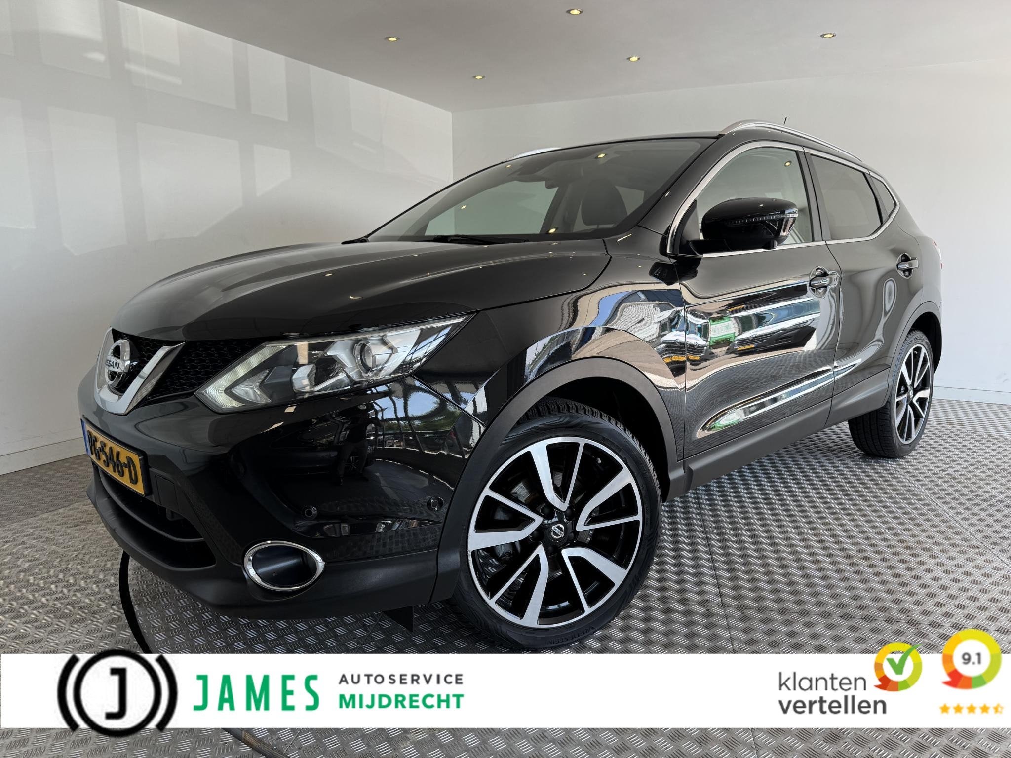 Nissan Qashqai 1.2 Tekna + Leder, Panoramadak, Auto's, Voorwielaandrijving, Gebruikt, Euro 6, 4 cilinders