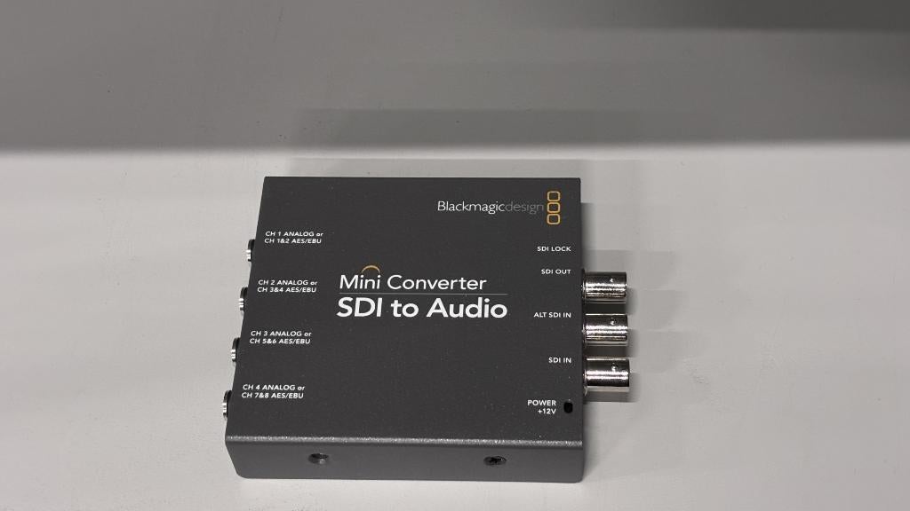Blackmagic Mini Converter SDI to Audio (incl. btw), Verzenden, Zo goed als nieuw