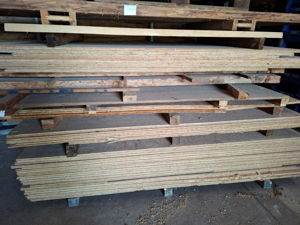osb platen 18mm dik afmetingen1,8x 122x244 cm, Ophalen, Zo goed als nieuw, Hout, Minder dan 20 mm