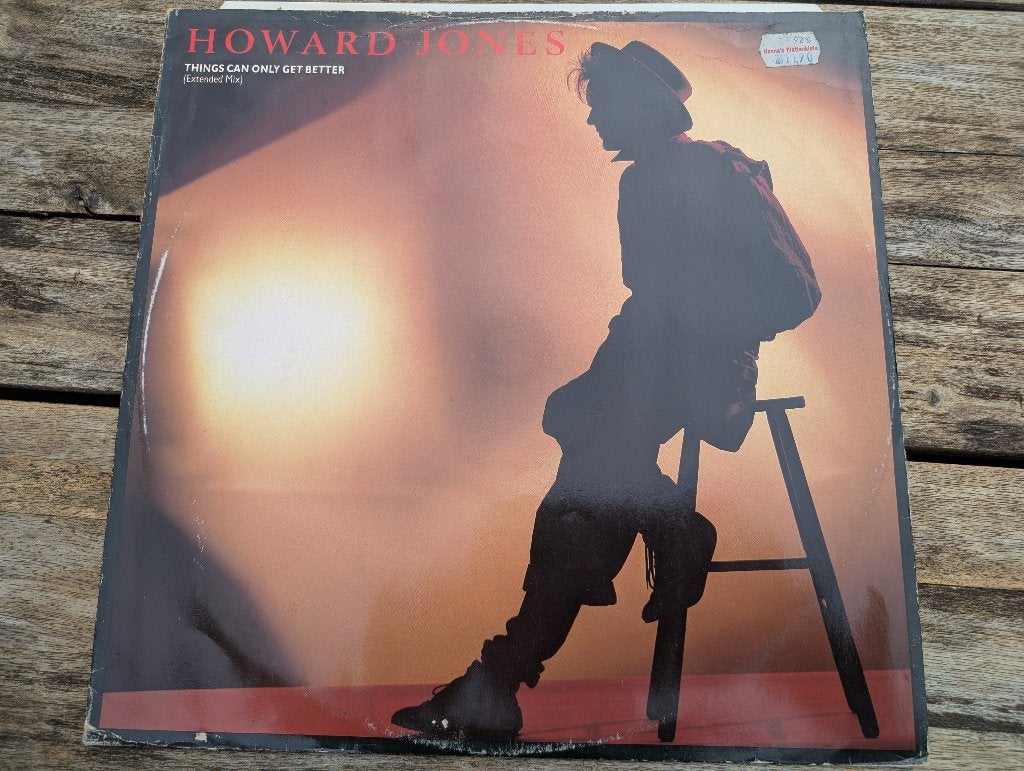 Maxi single - Howard Jones - Things can only get better, Ophalen of Verzenden, Zo goed als nieuw, Pop