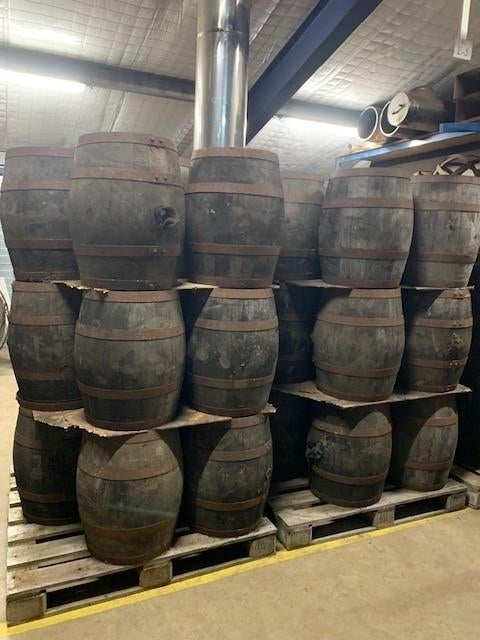 Authentieke Whisky vaatjes - H58 x D45 - Uniek, Ophalen of Verzenden