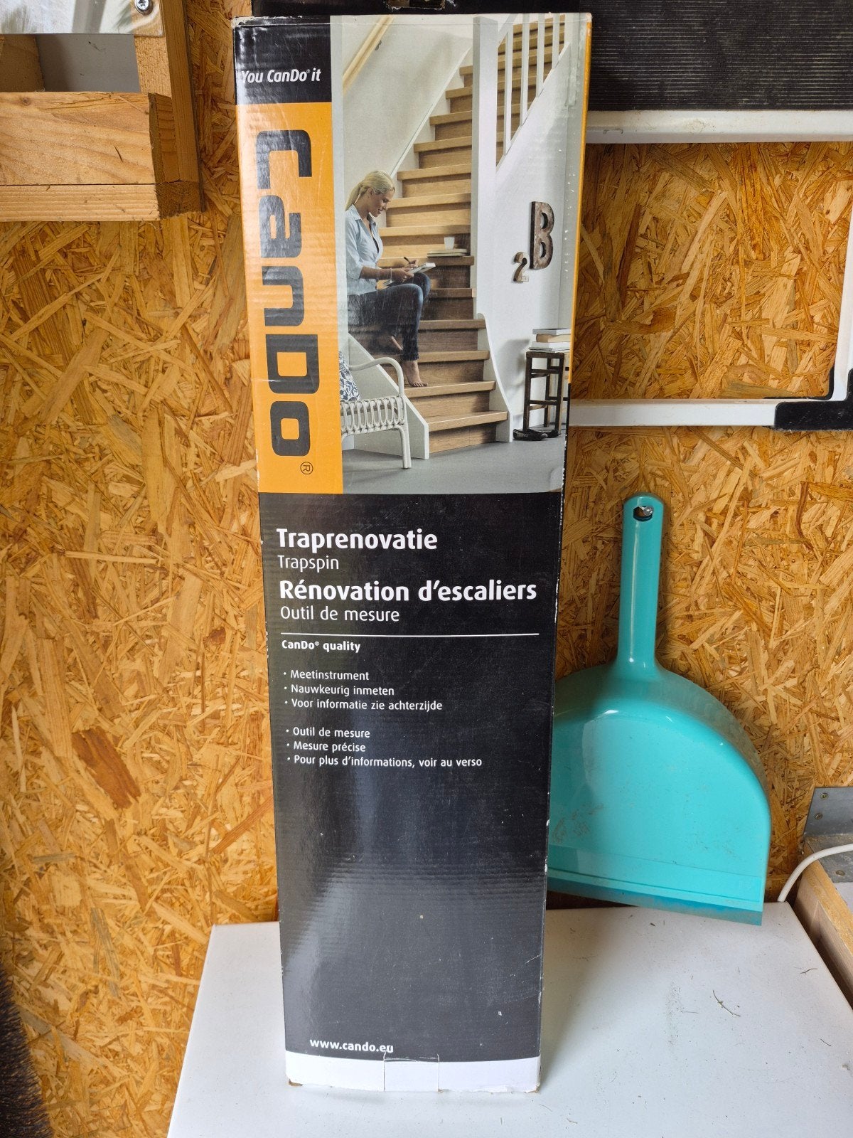CanDo Trapspin - Meetinstrument voor traprenovatie, Ophalen of Verzenden, Zo goed als nieuw, Trap, Minder dan 2 meter