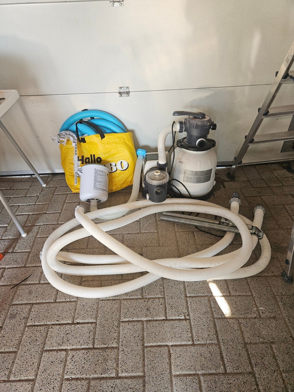 Intex zandfilter + pomp 8m3, Ophalen, Gebruikt