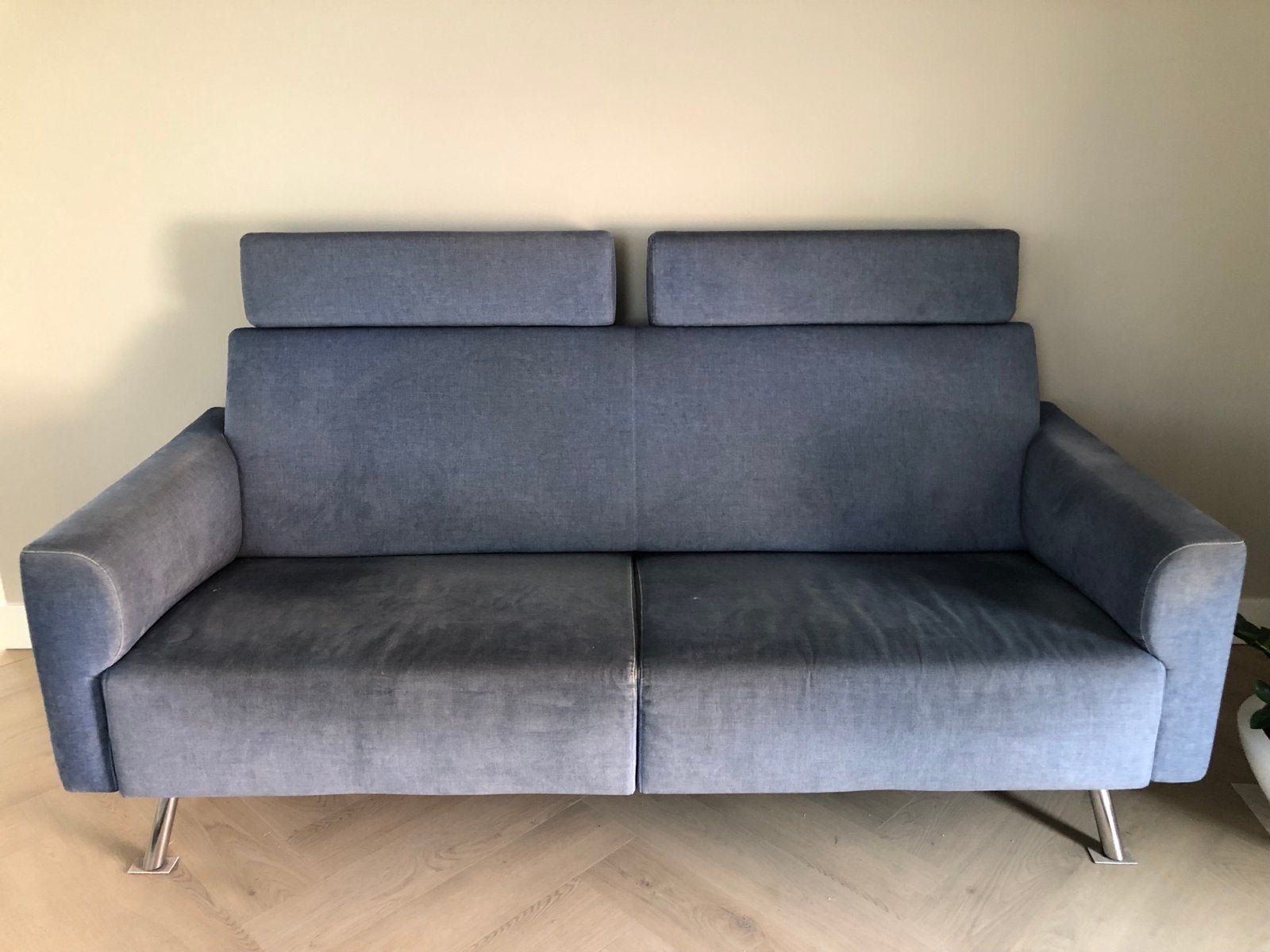 Havee bank met verstelbare hoofdsteunen, Ophalen, Gebruikt, 150 tot 200 cm, Tweepersoons