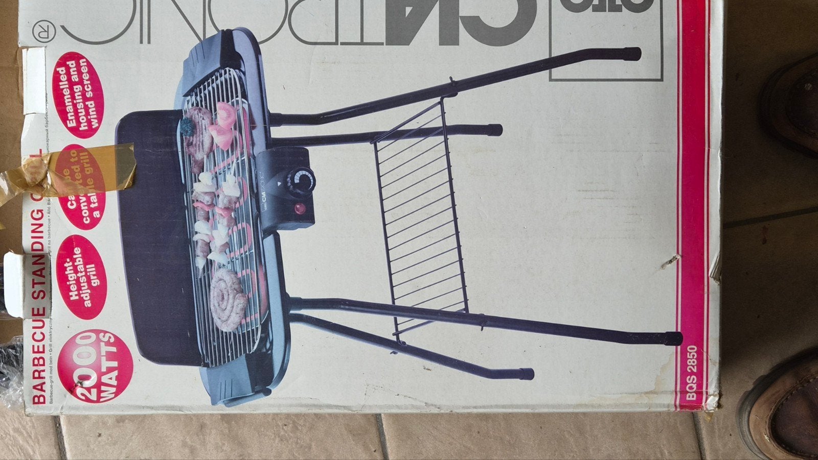 Elektrische barbecue, Ophalen of Verzenden, Nieuw
