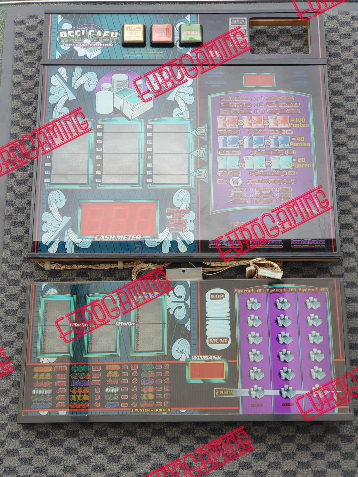 Complete Ruiten Set Reel Cash SE. Incl Lampenmasker, Euro, Ophalen of Verzenden, Zo goed als nieuw