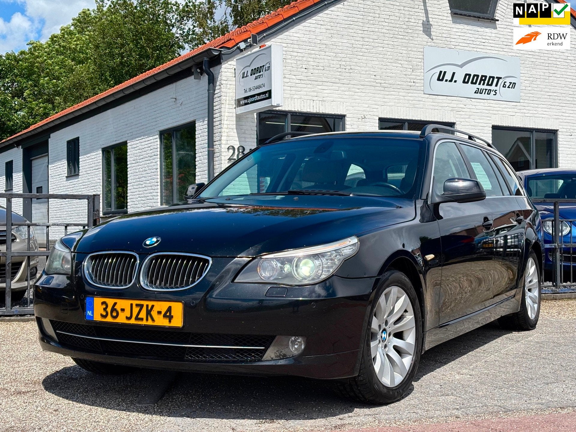 BMW 5-serie Touring 535d Business Line Edition II nieuwstaat, Auto's, Automaat, Achterwielaandrijving, Gebruikt, 2000 kg