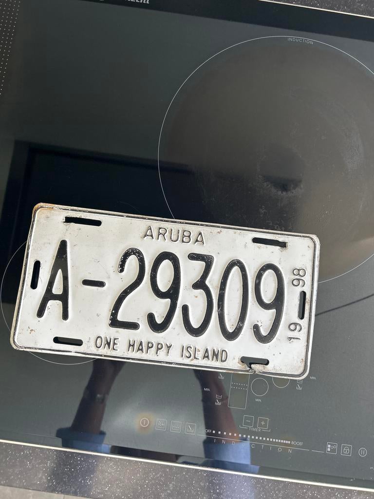 Aruba nummerplaat - 'One Happy Island' - 1998, Ophalen of Verzenden