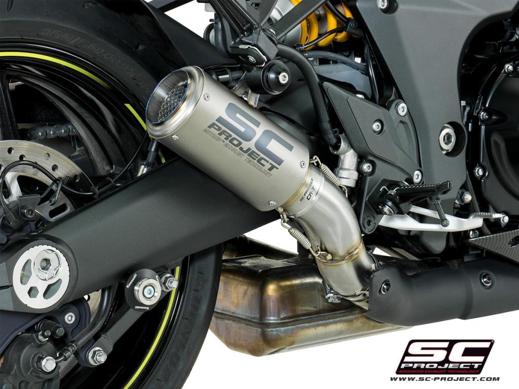 SC-Project CR-T Titanium Kawasaki Z1000, Motoren, Onderdelen | Kawasaki, Ophalen of Verzenden, Gebruikt