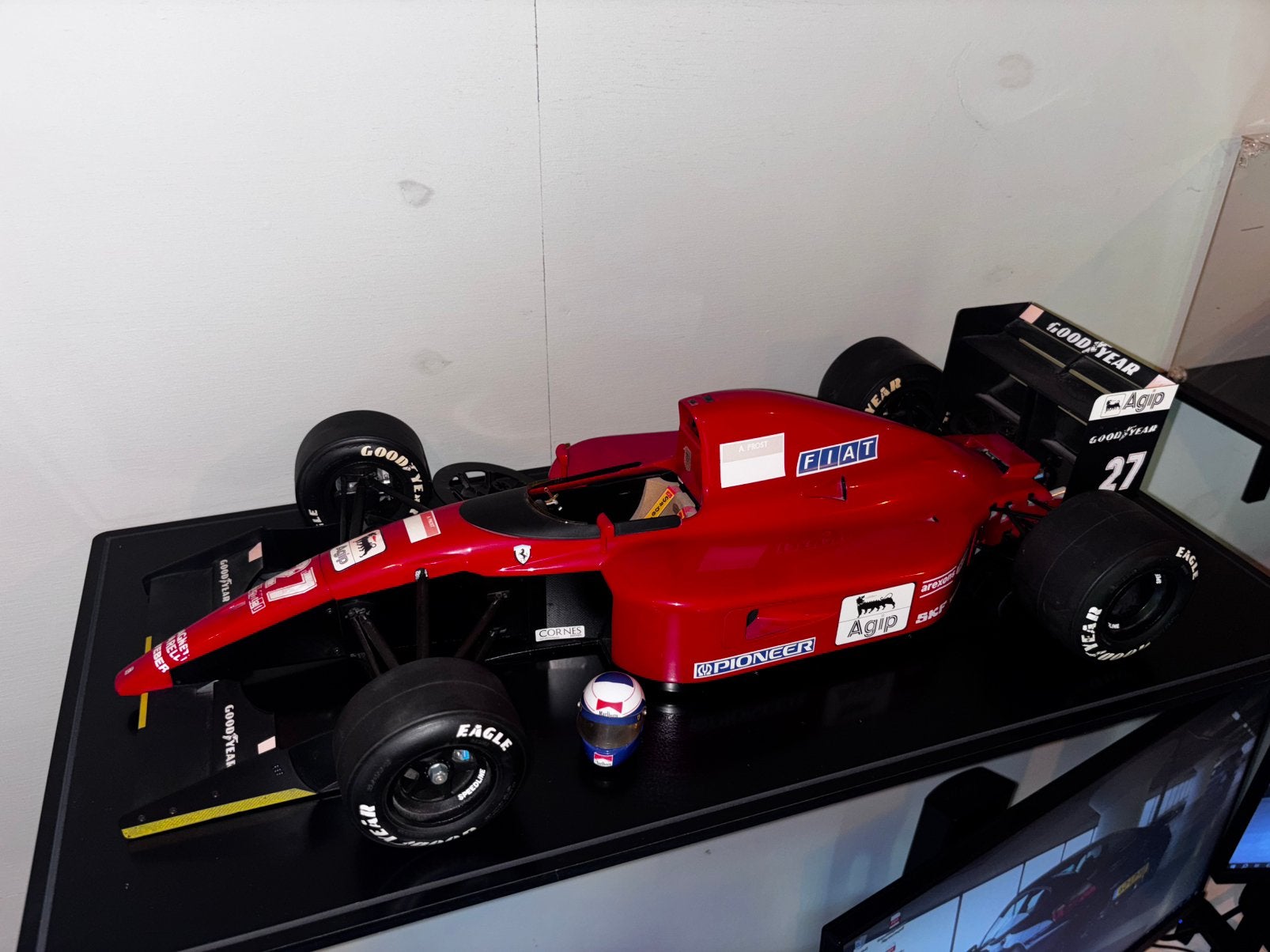 Ferrari 643 Alain Prost 1:8 Rosso modelauto, Ophalen, Zo goed als nieuw, 1:5 t/m 1:8, Auto