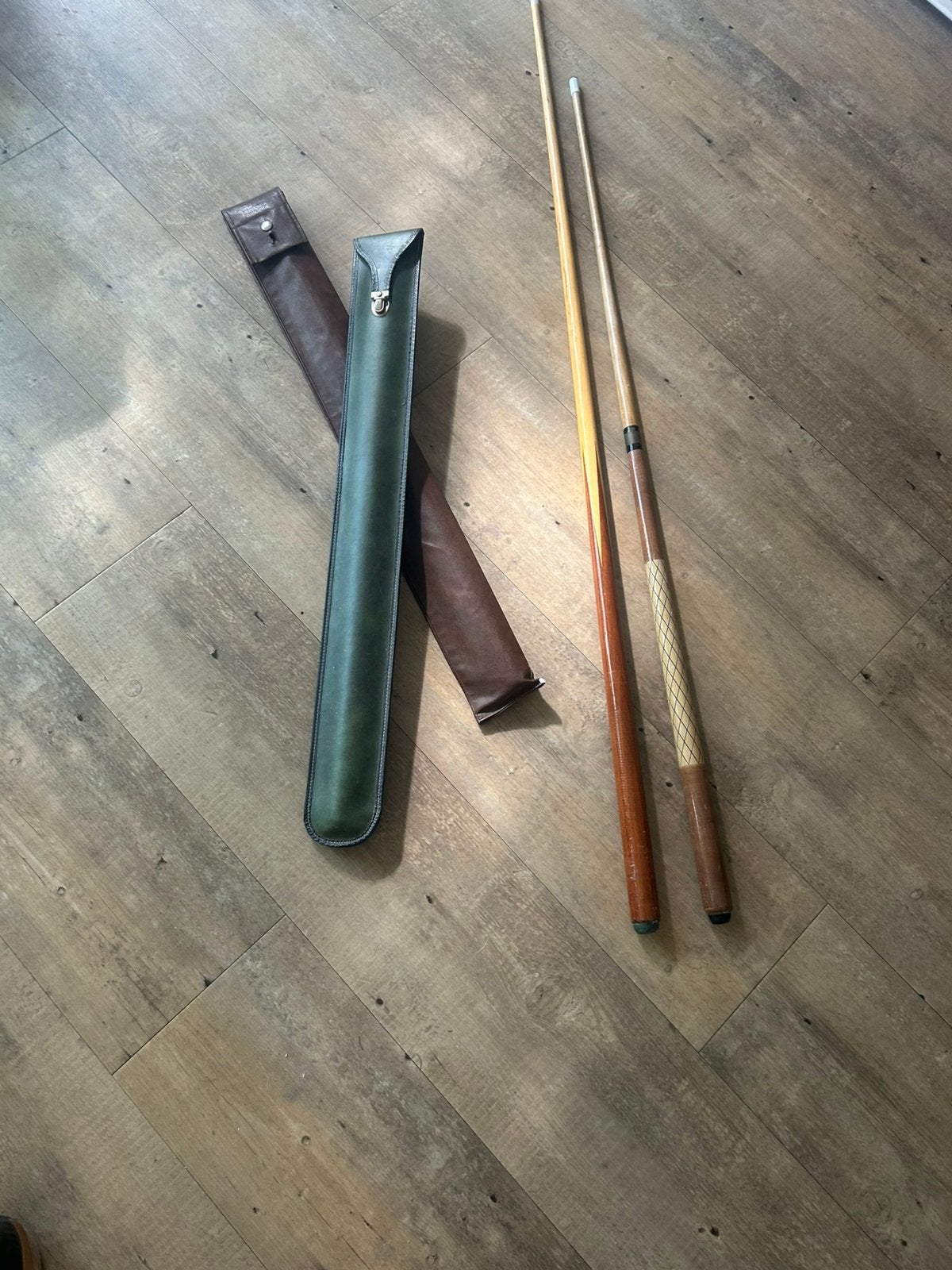 Keu 4 stuks; 2 in foudraal, Sport en Fitness, Ophalen, Gebruikt, Keu of Ballen