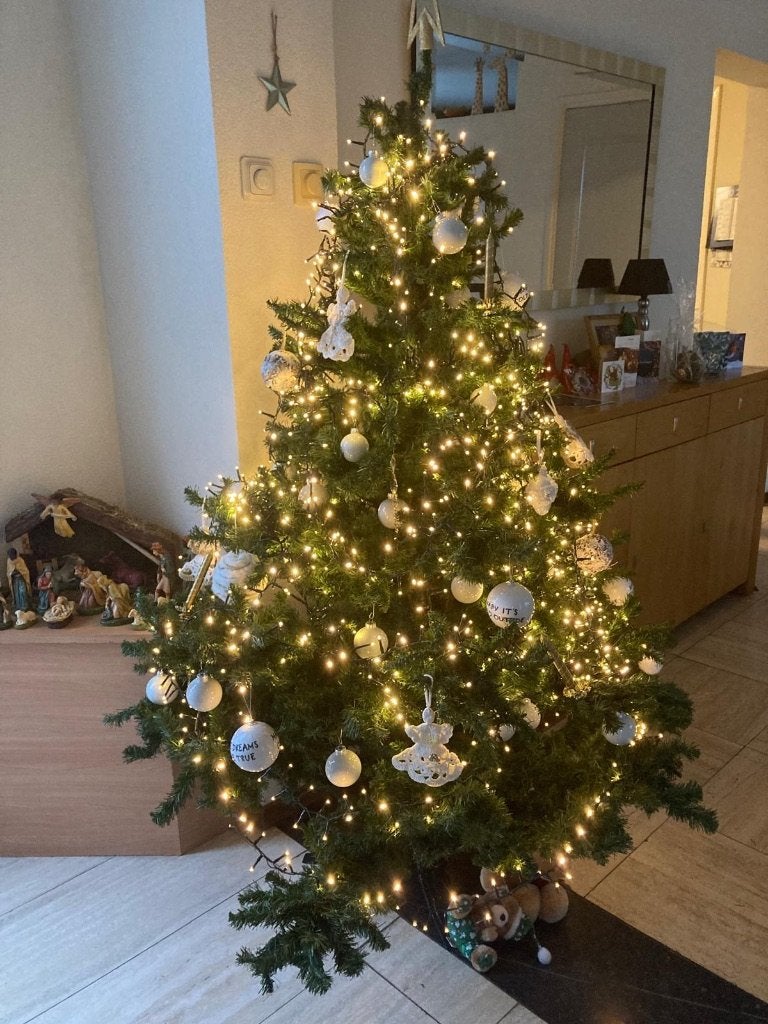 Kunstkerstboom, Ophalen, Binnen, Kunststof, 200 cm