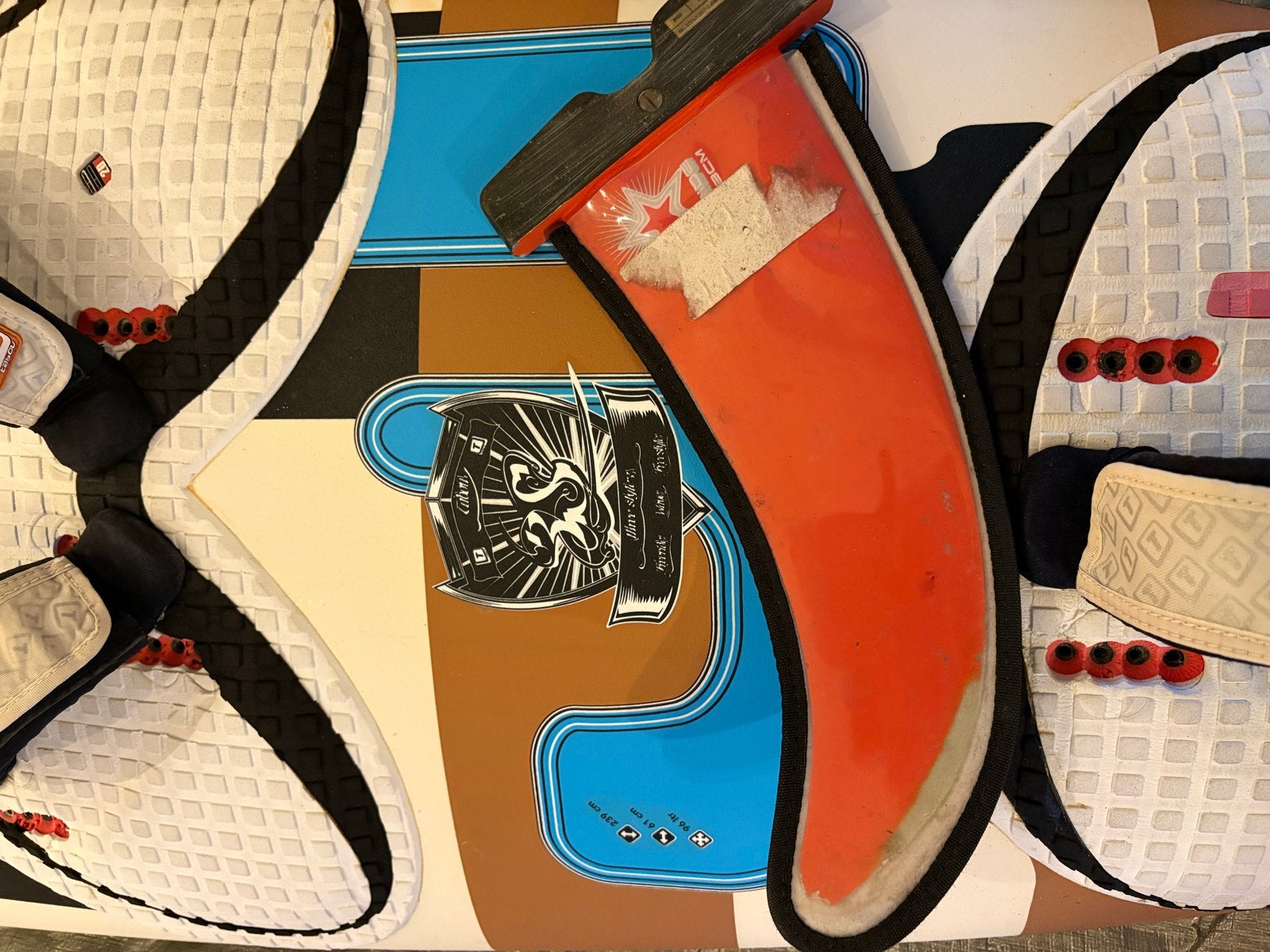 Tabou 3S  96L met vin, Gebruikt, Tabou, Minder dan 250 cm, Ophalen of Verzenden