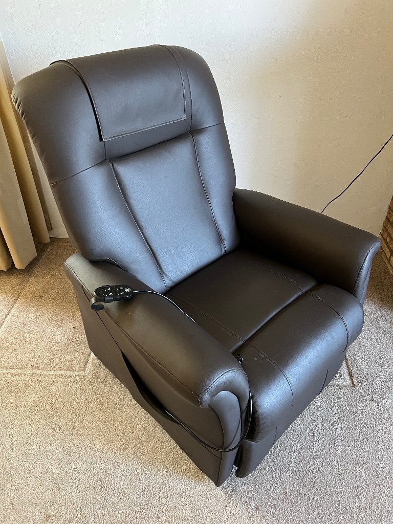Relax fauteuil sky, Ophalen, Zo goed als nieuw, 75 tot 100 cm, Leer