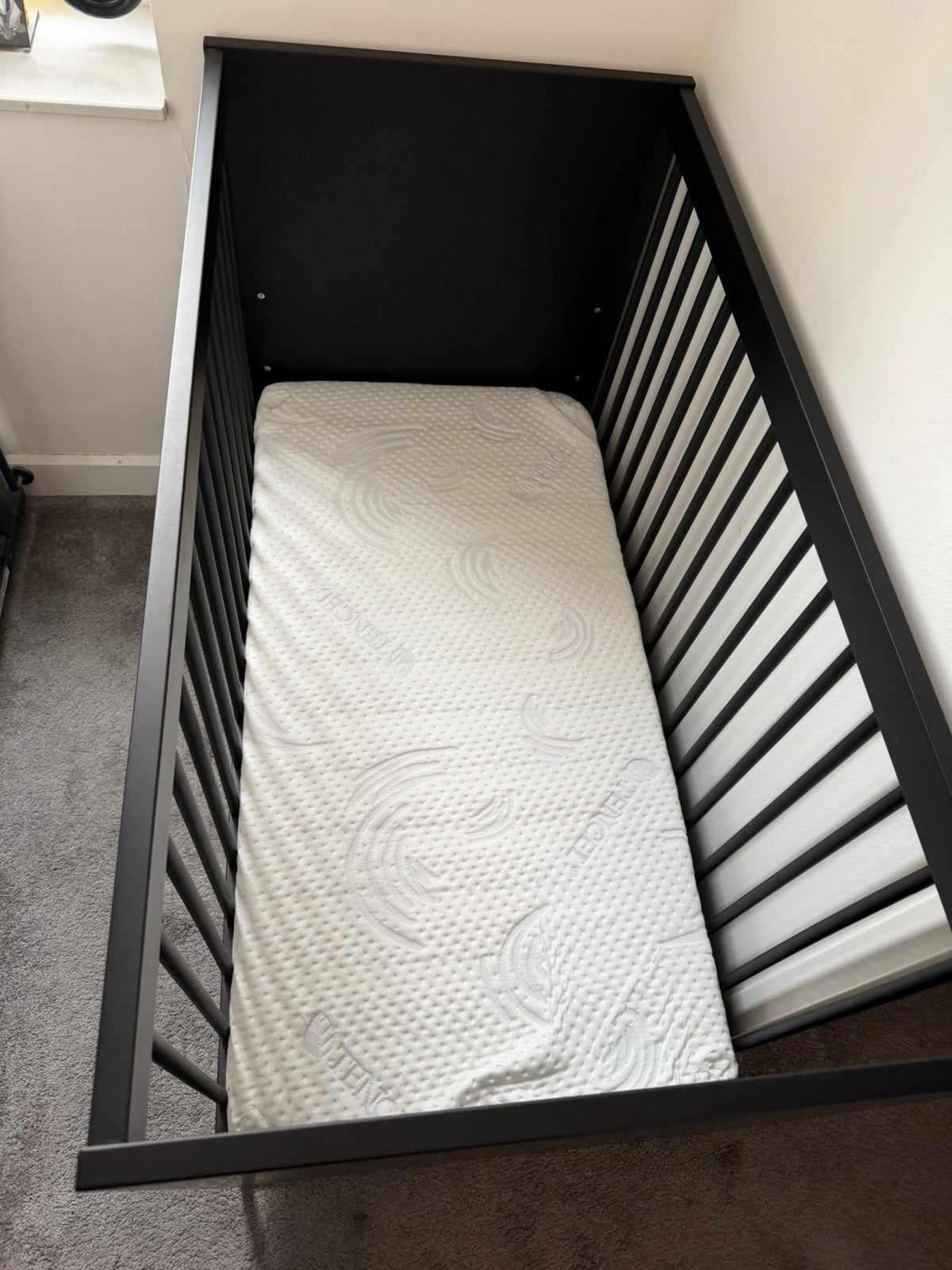 Kidsmill ledikant met matras, Ophalen, Zo goed als nieuw, Minder dan 140 cm, Matras