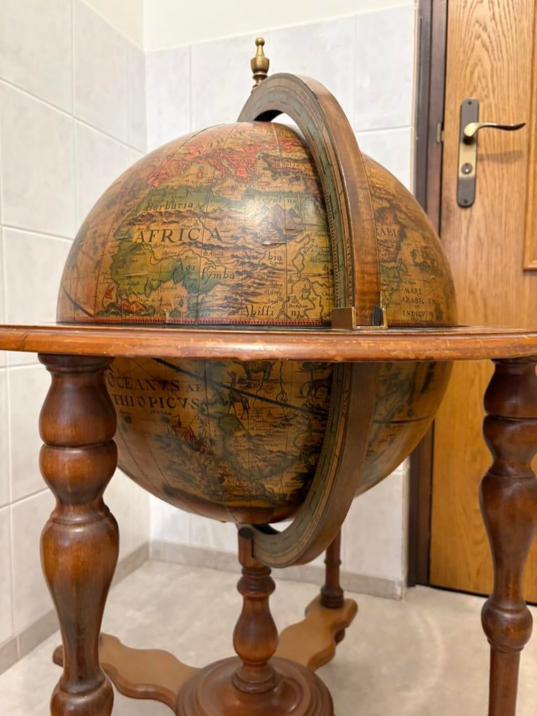 ANTIEKE bar globe drank wereldbol barglobe minibar globebar, Ophalen, Zo goed als nieuw