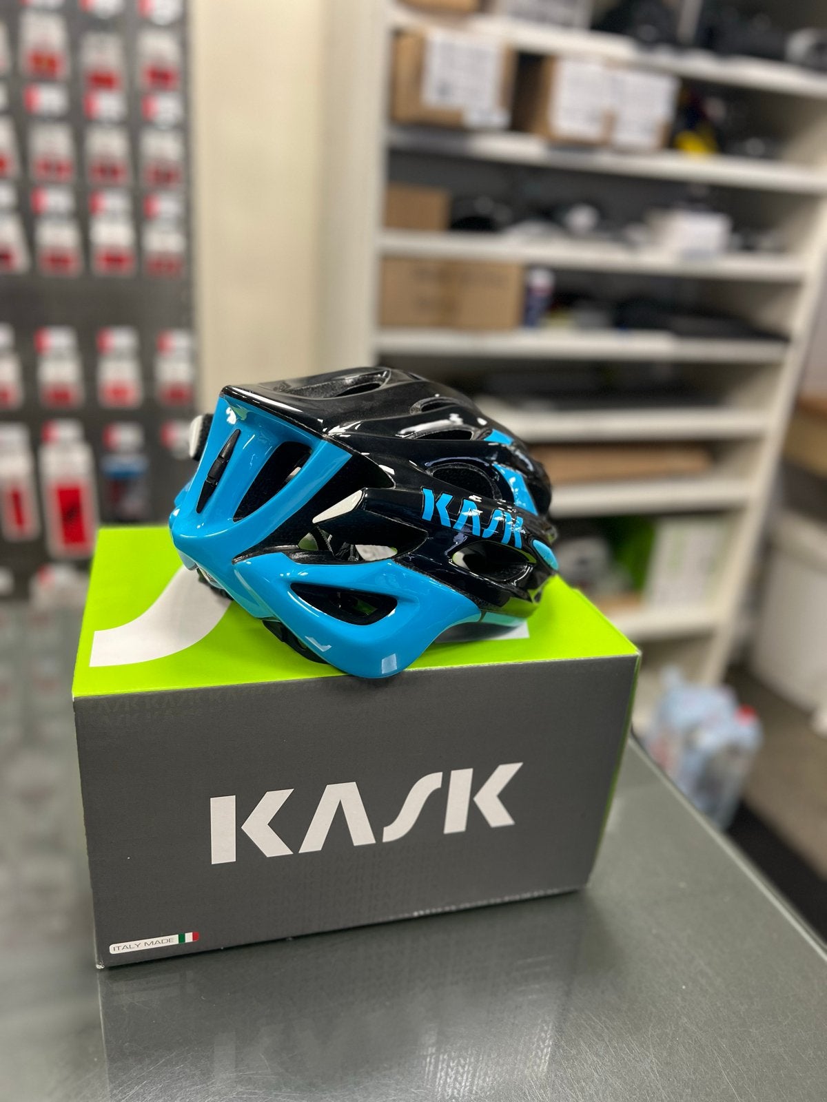 Kask Mojito Fietshelm Zwart/Blauw - Maat XL, Ophalen of Verzenden, Nieuw, XL, Heer of Dame