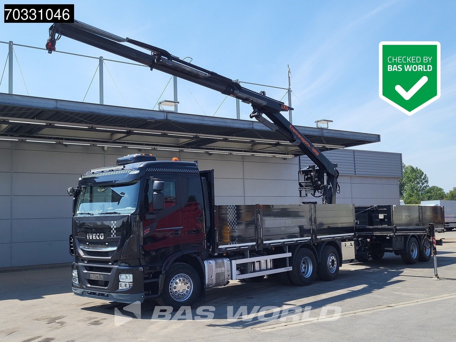 Iveco X-Way X-Way 570 6X2 Full Combi Fassi Crane Euro 6, Automaat, Stof, Euro 6, Iveco