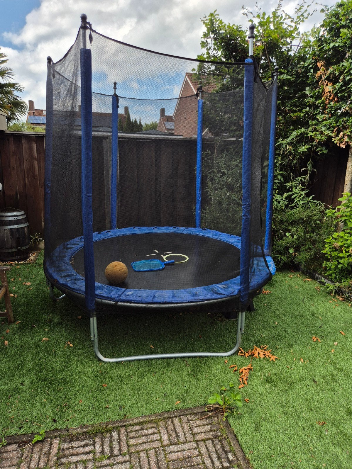 Trampoline 3 meter met net., Ophalen of Verzenden, Gebruikt