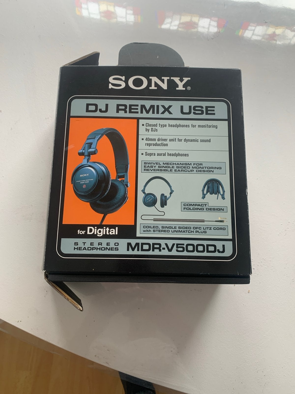 Sony MDR-V500DJ DJ Hoofdtelefoon - Gebruikt, Audio, Tv en Foto, Koptelefoons, Ophalen, Gebruikt, Sony, Inklapbaar