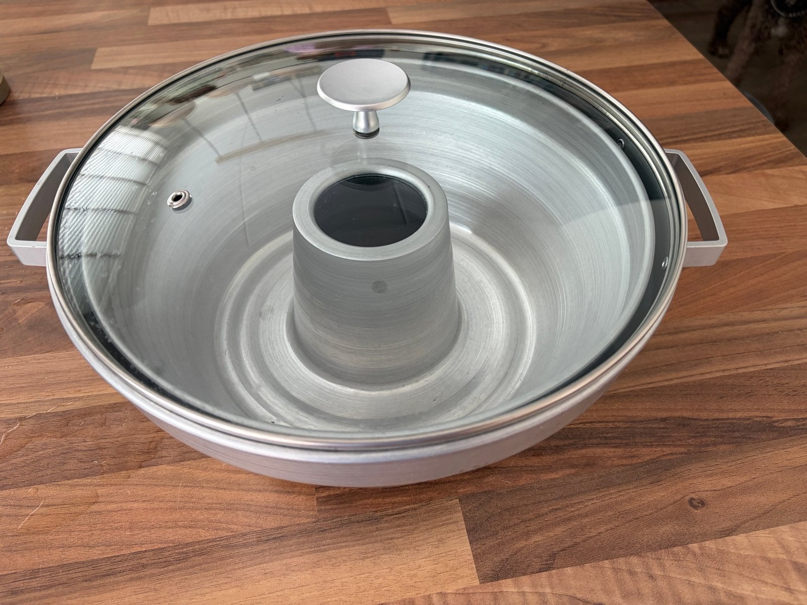Wonderpan - Aluminium Bakvorm met Glazen Deksel, Zilver, Ophalen of Verzenden, Overige materialen, Overige typen