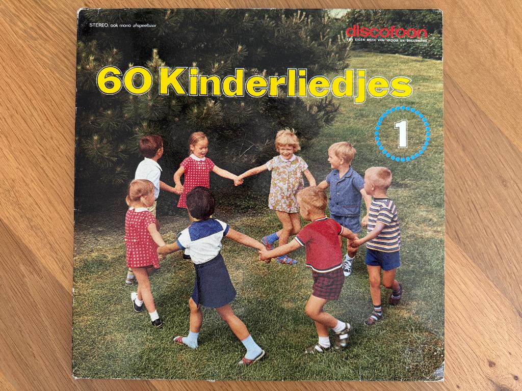 LP 60 kinderliedjes, Cd's en Dvd's, Vinyl | Kinderen en Jeugd, Gebruikt, 6 tot 9 jaar, Ophalen of Verzenden, 1970 - 1979