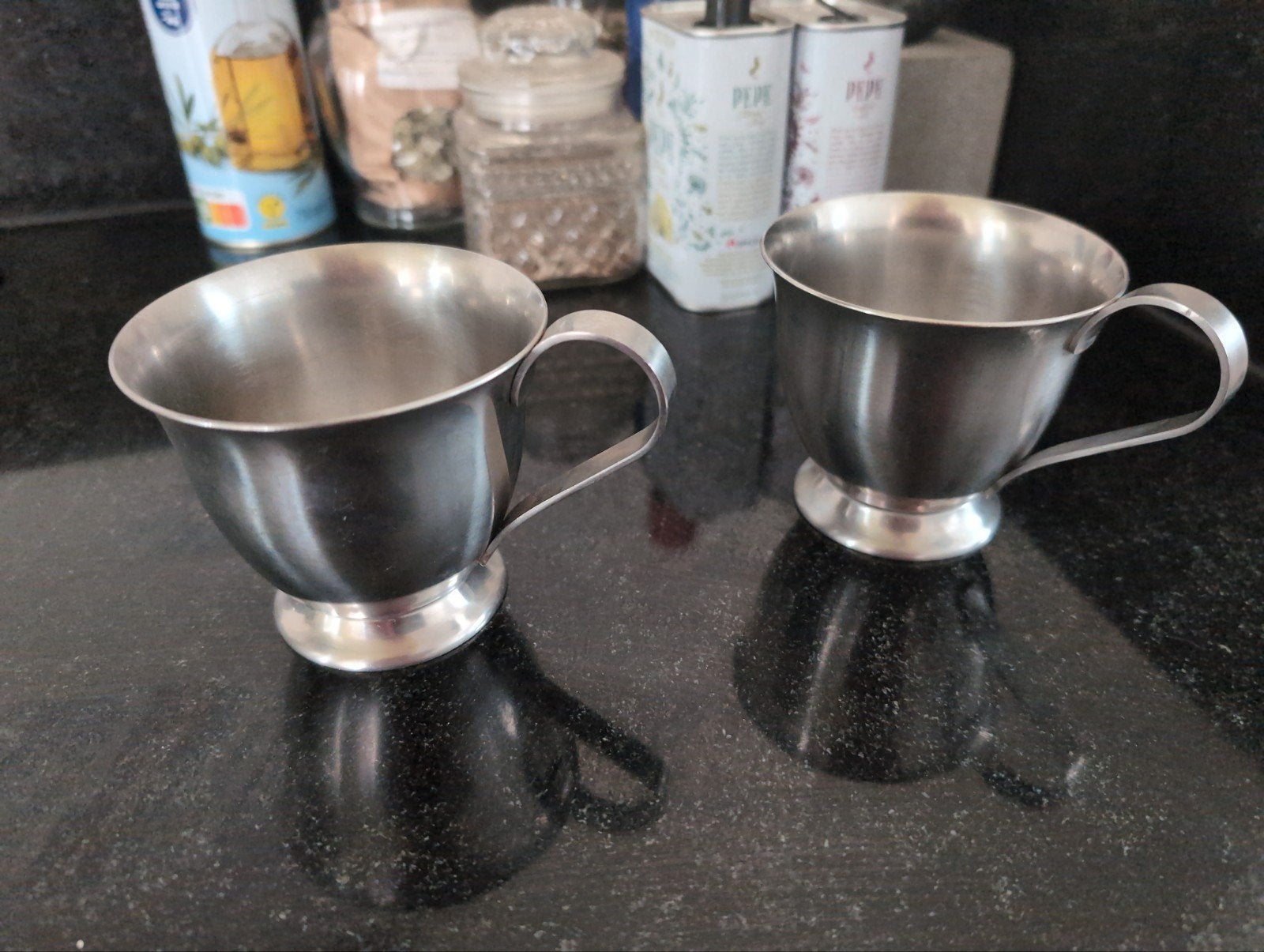 Prachtige Gero Zilmeta drinkbekers met oor, Ophalen of Verzenden