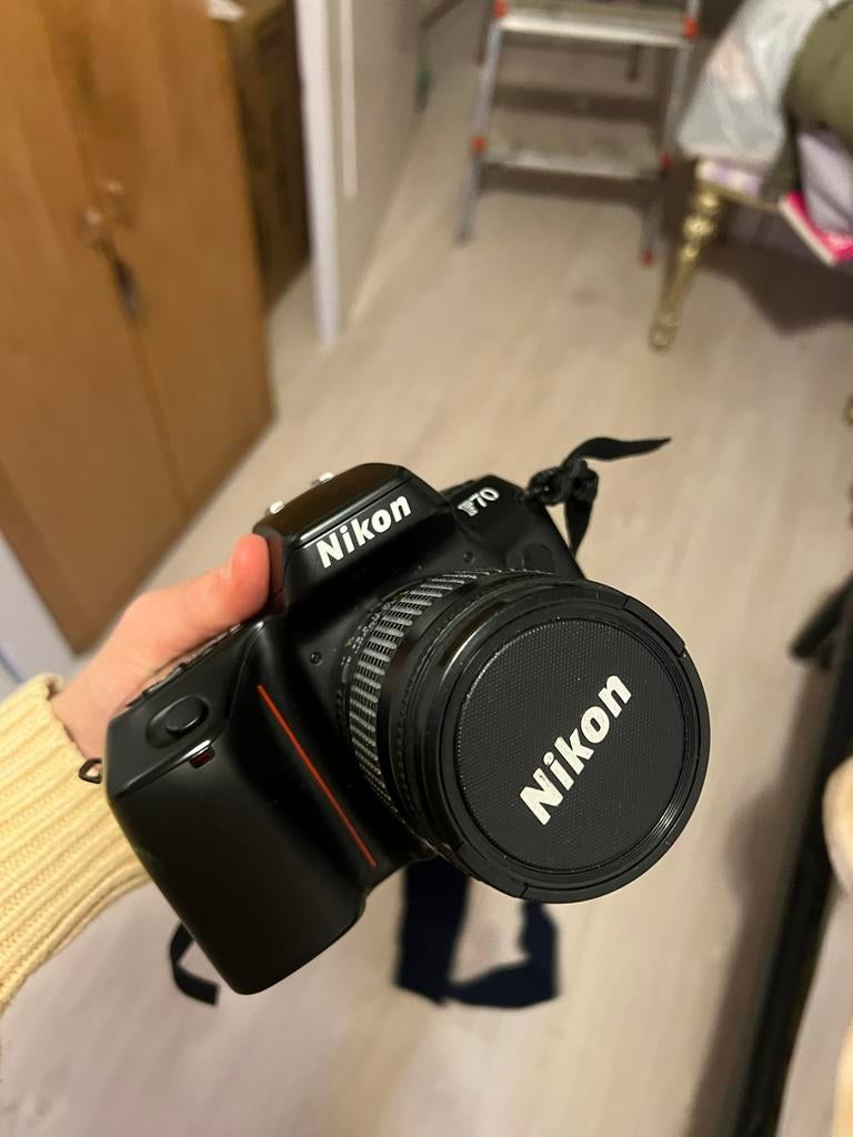 Nikon F70 Spiegelreflexcamera met lens, Audio, Tv en Foto, Fotocamera's Analoog, Ophalen, Gebruikt, Spiegelreflex, Nikon