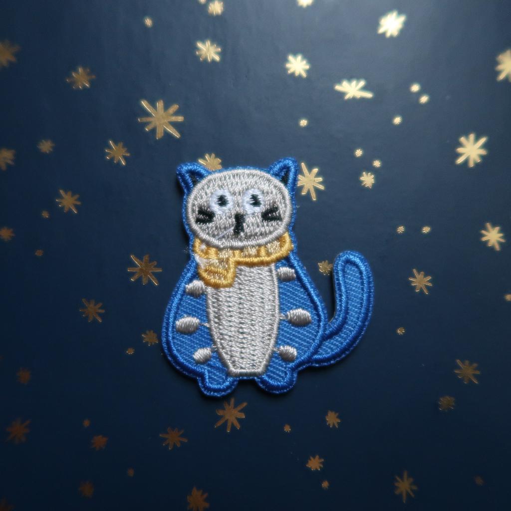 Kat opstrijkplaatje Patch Badge Applique, Verzenden, Nieuw, Overige applicaties