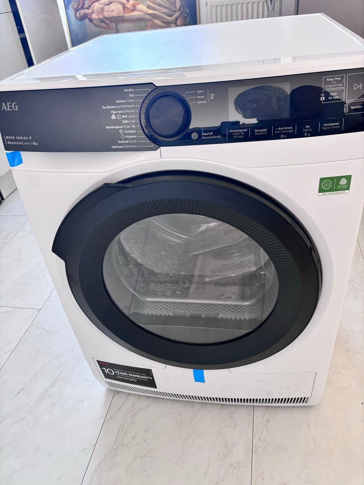 Foto 12 van Nieuwe AEG TR86CBC87 AbsoluteCare Warmtepompdroger 450 e !