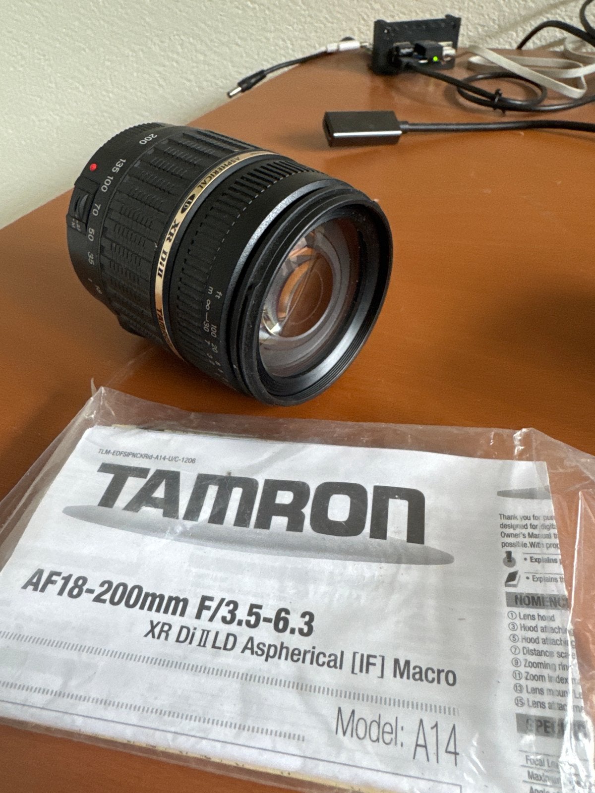 Tamron AF18-200mm F/3.5-6.3 XR Di II LD Aspherical [IF] Macr, Gebruikt, Autofocus, Ophalen of Verzenden, Canon EF