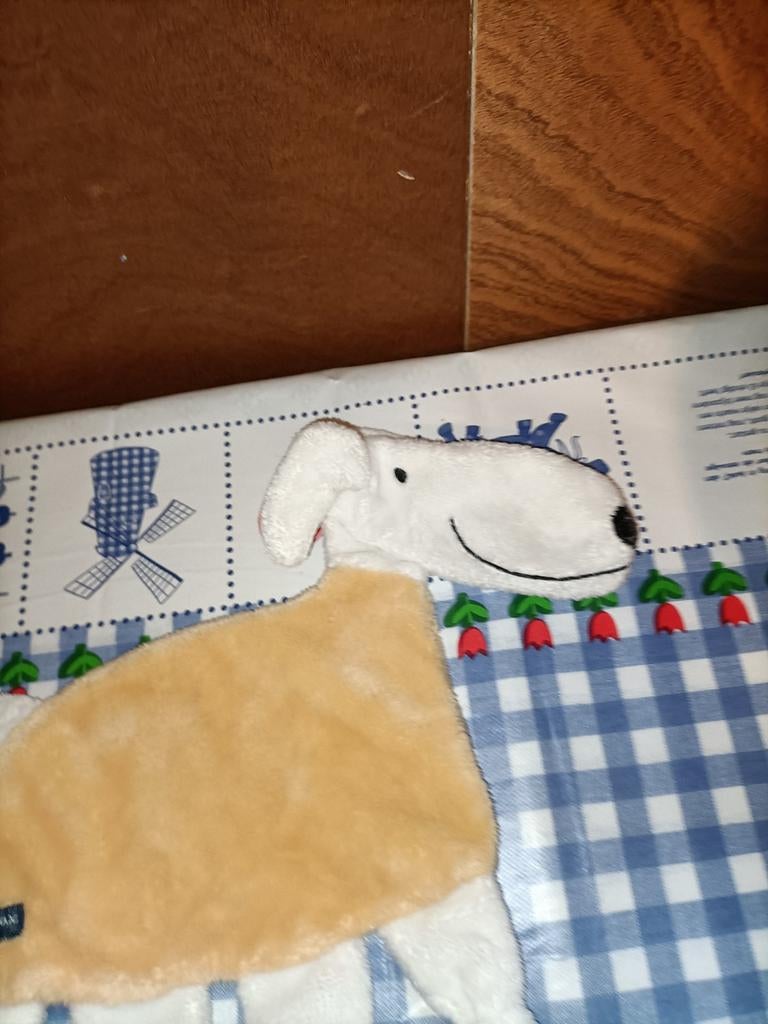Difrax hond knuffeldoekje, Ophalen of Verzenden, Zo goed als nieuw, Konijn