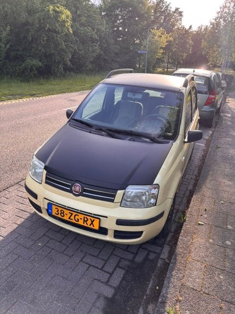 Fiat Panda 1.2 Dualogic Automaat 2008 Geel, Stof, 840 kg, Particulier, 800 kg