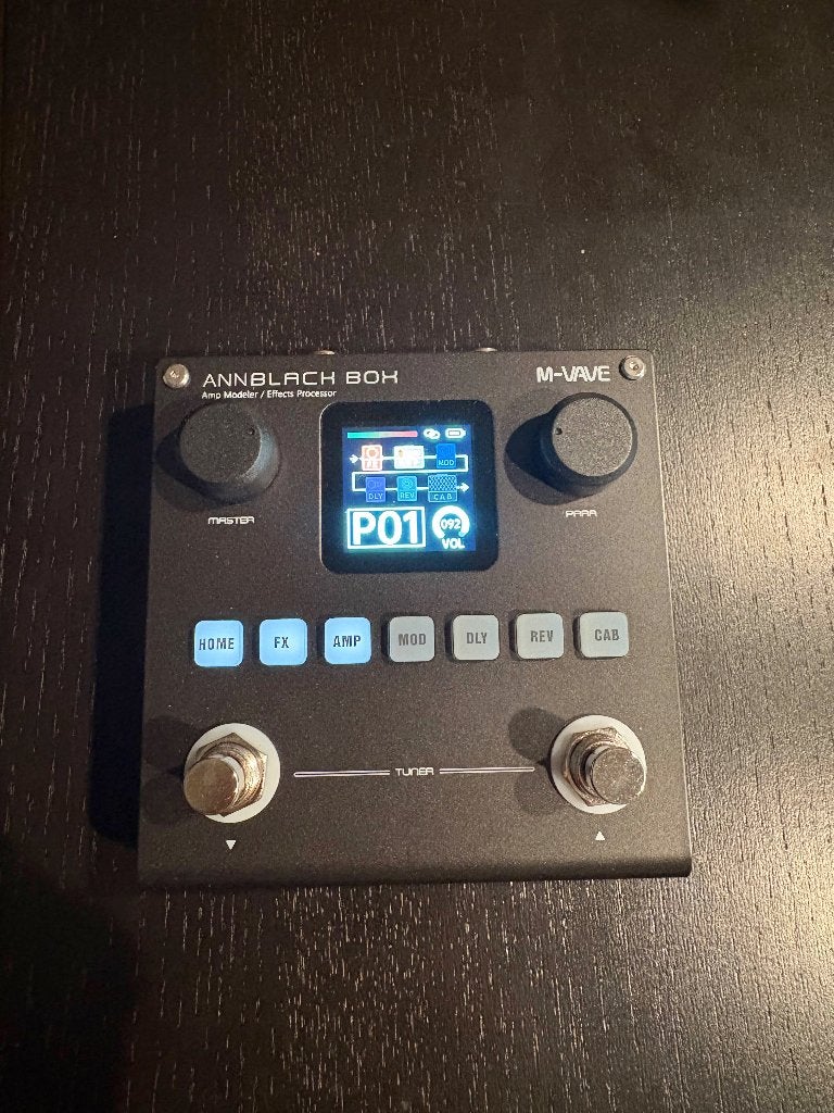 M-VAVE Annblack Box Amp Modeler / Effects Processor, Muziek en Instrumenten, Effecten, Zo goed als nieuw, Chorus, Delay of Echo