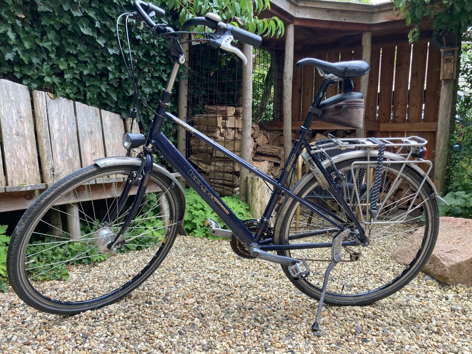 Koga Miyata Traveller Lady framemaat 54 cm, Velgrem, Versnellingen, Ophalen of Verzenden, 53 tot 56 cm