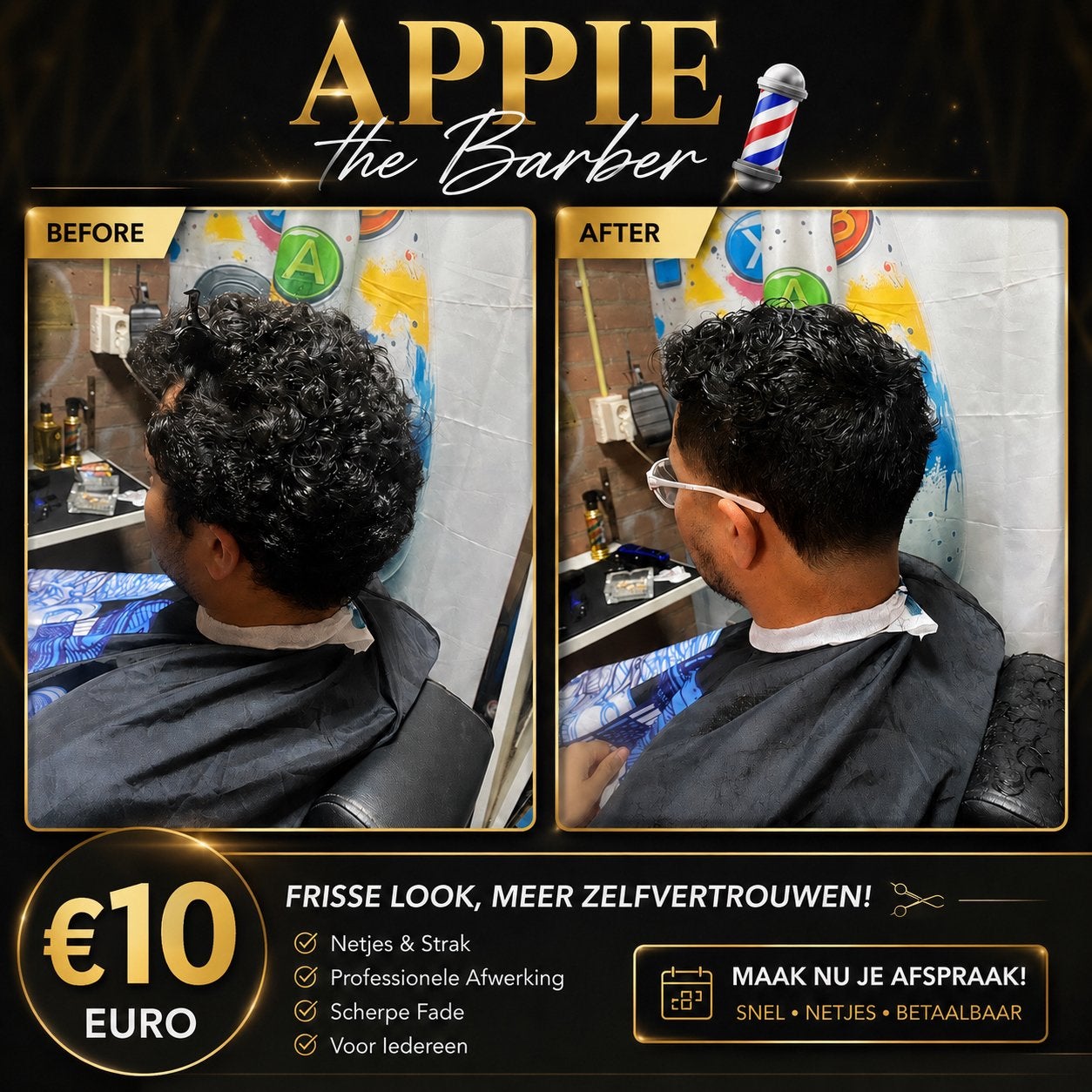Frisse kapsel voor maar €10, Knippen