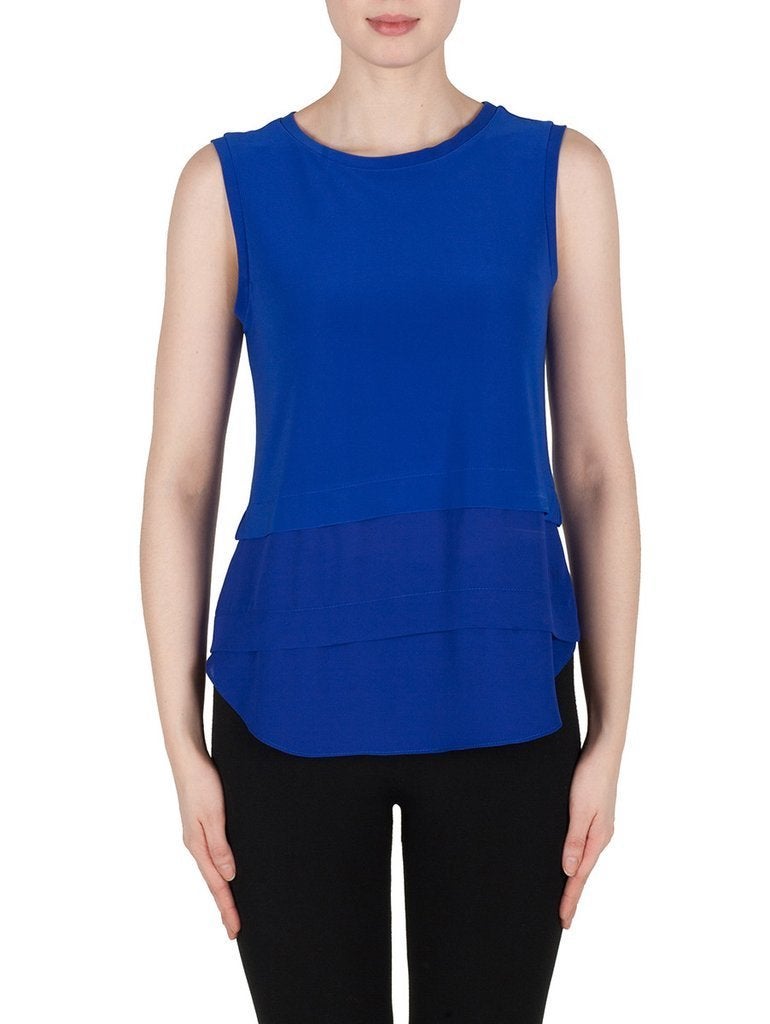 Joseph Ribkoff chique blauwe top mt 36 valt mt 38, Maat 38/40 (M), ., Joseph Ribkoff, Nieuw
