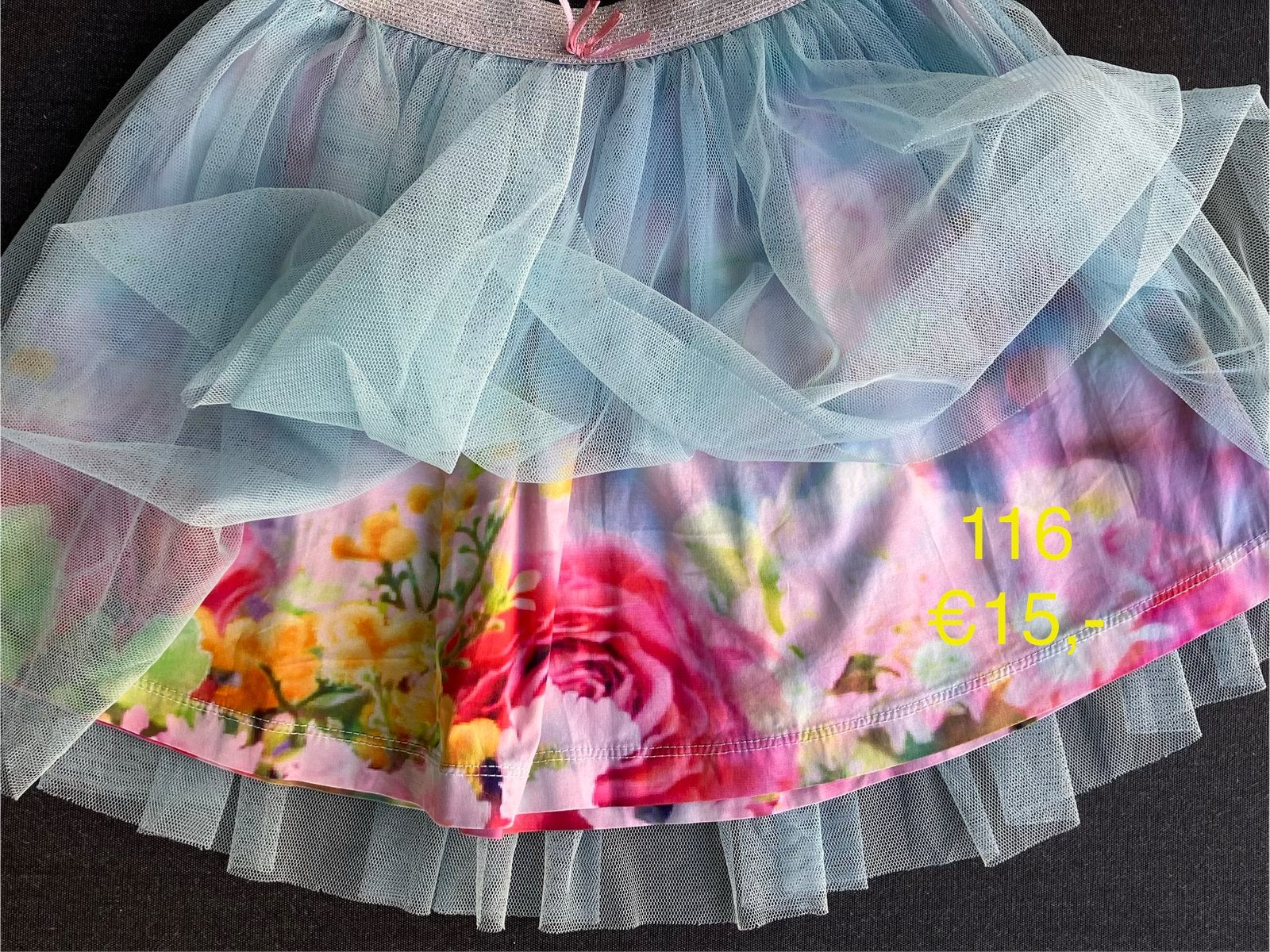Rok someone maat 116 bloemen en tule, Ophalen of Verzenden, Nieuw, Meisje, Jurk of Rok