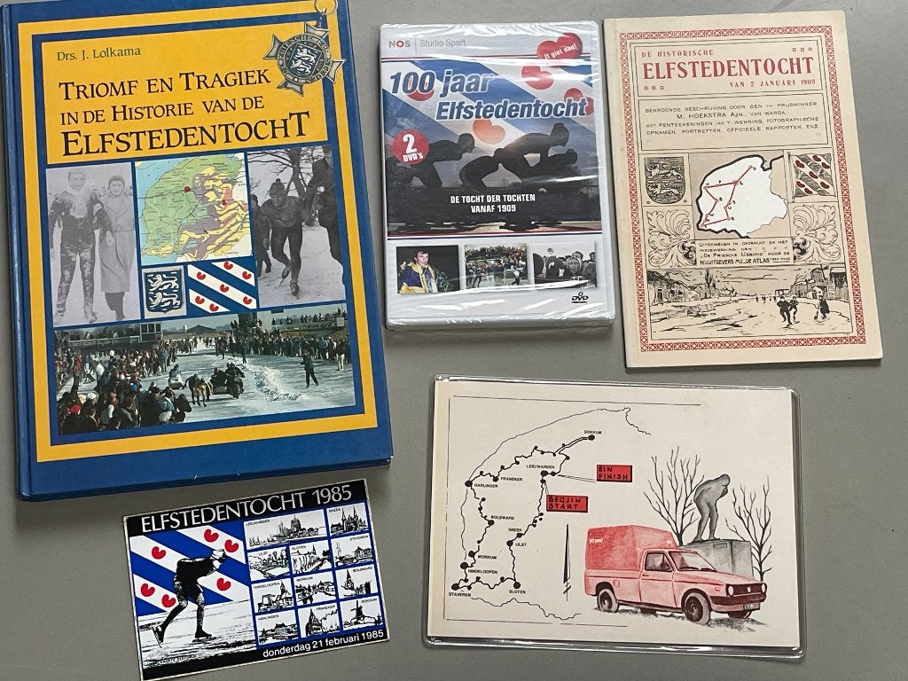 schaatssport / Verzameling Elfstedentocht, Ophalen of Verzenden, Zo goed als nieuw, Wintersport