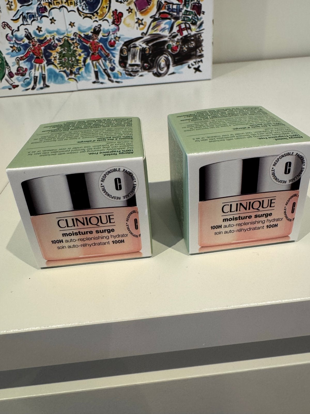 Clinique Moisture Surge 100H Hydrator - 2x 15ml, Ophalen of Verzenden, Nieuw, Gehele gezicht, Verzorging