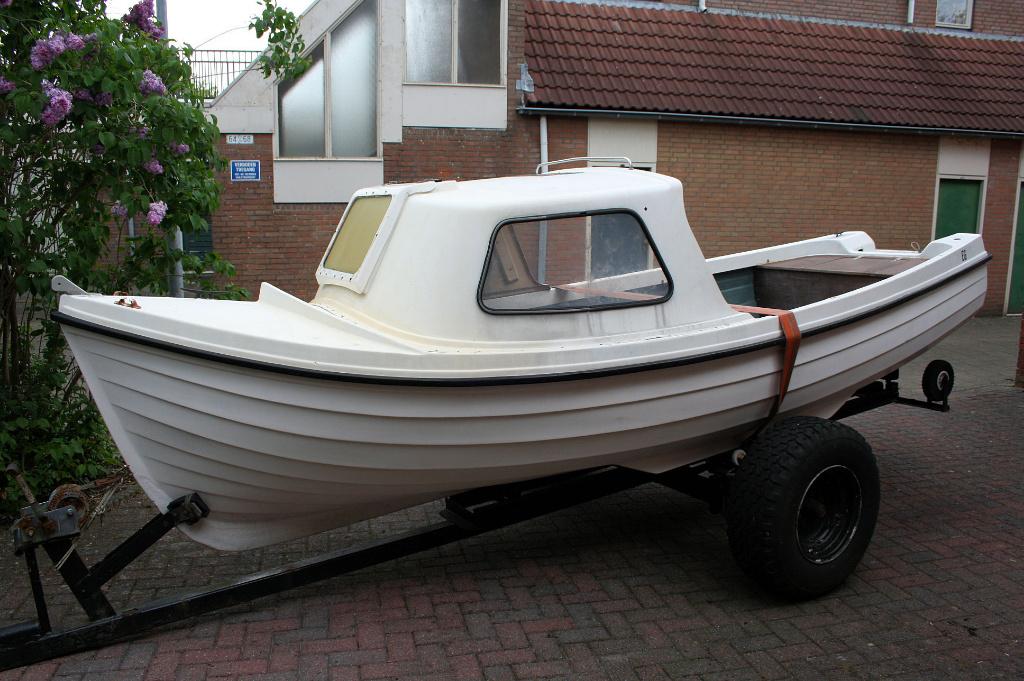 Orkney longliner 16 sloep visboot met yamaha 10pk en trailer, Watersport en Boten, Gebruikt, Corsiva, Ophalen, Afdekzeil