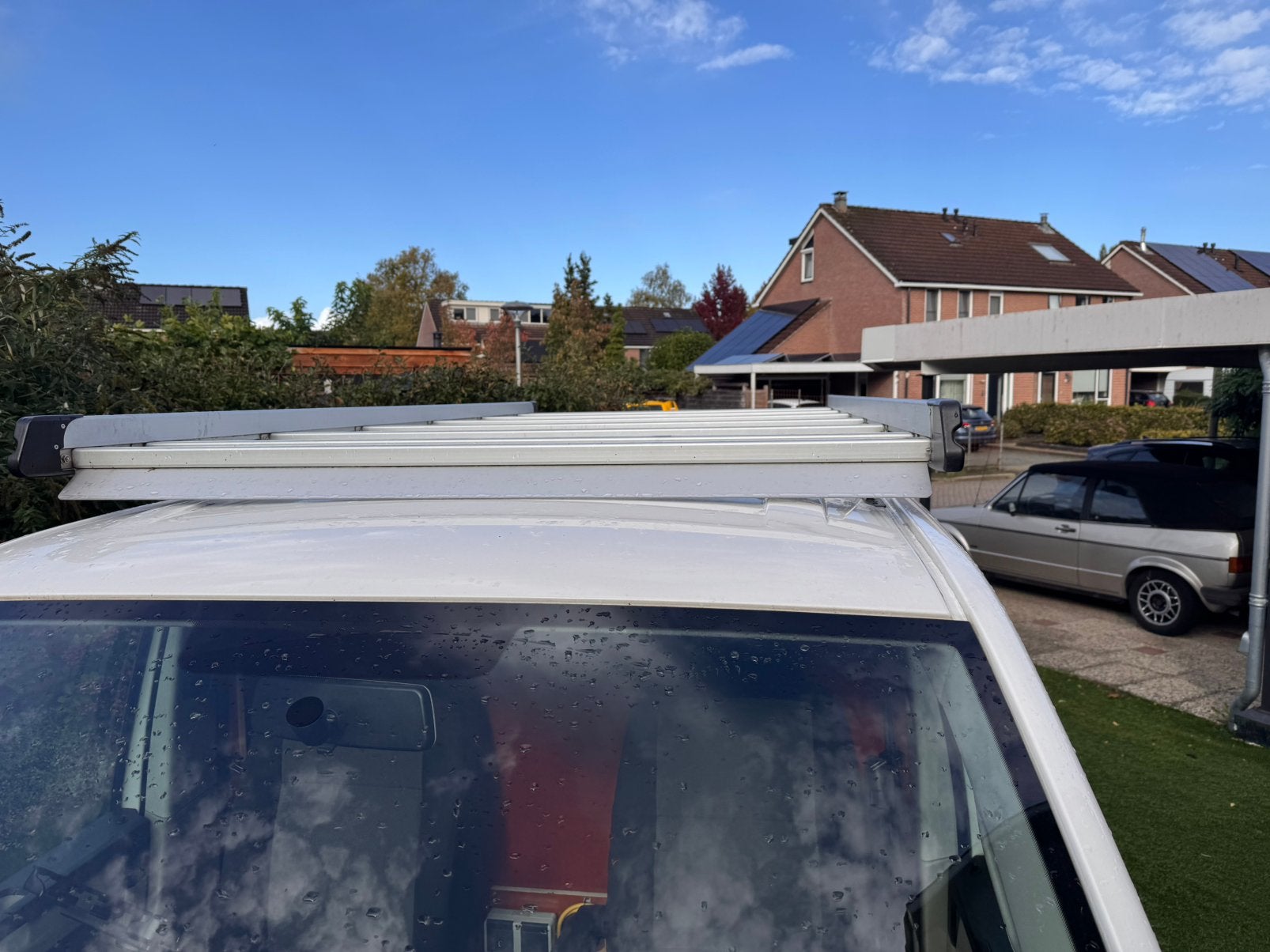 Z.g.a.n. aluminium/rvs imperiaal vw transporter T6 L2, Ophalen, Zo goed als nieuw