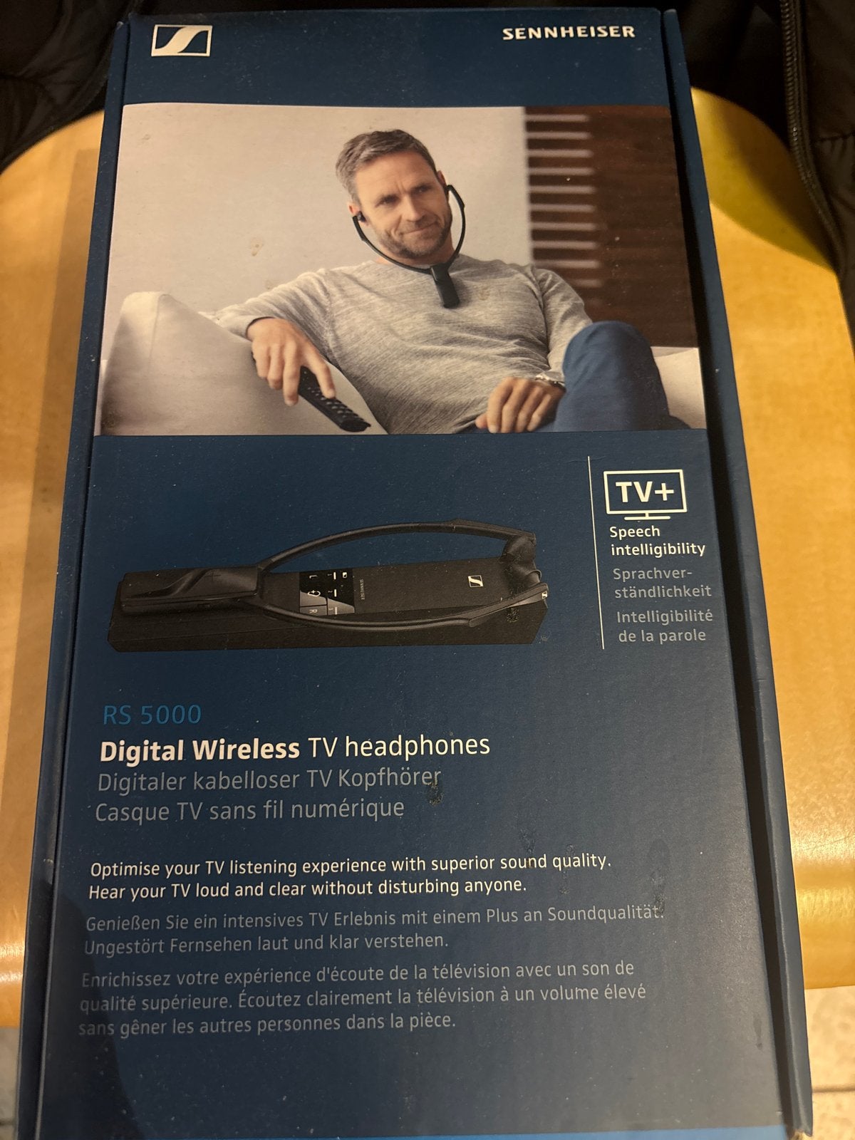Sennheiser RS 5000 Digitale Draadloze TV Hoofdtelefoon, Sennheiser, Ophalen of Verzenden, Zo goed als nieuw, Over-ear